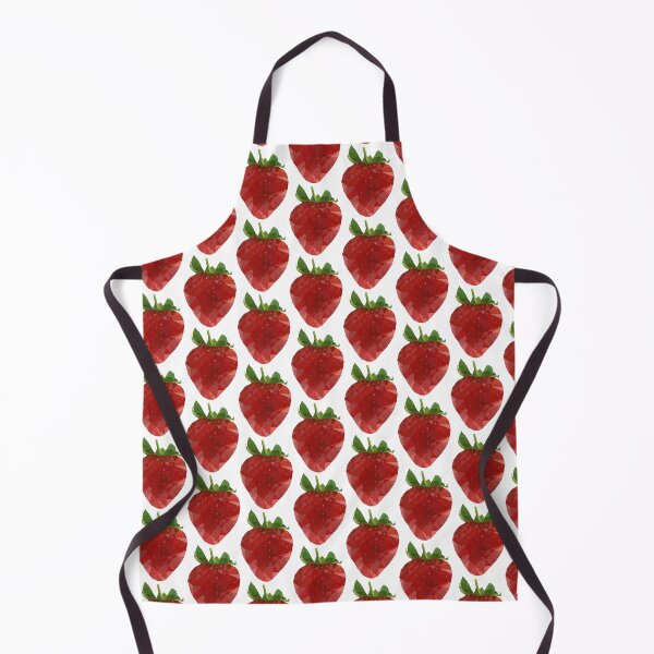 Item preview, Low Poly Strawberry Geometric Fruit Illustration Modern Summer Art designed and sold by jayson salvador.