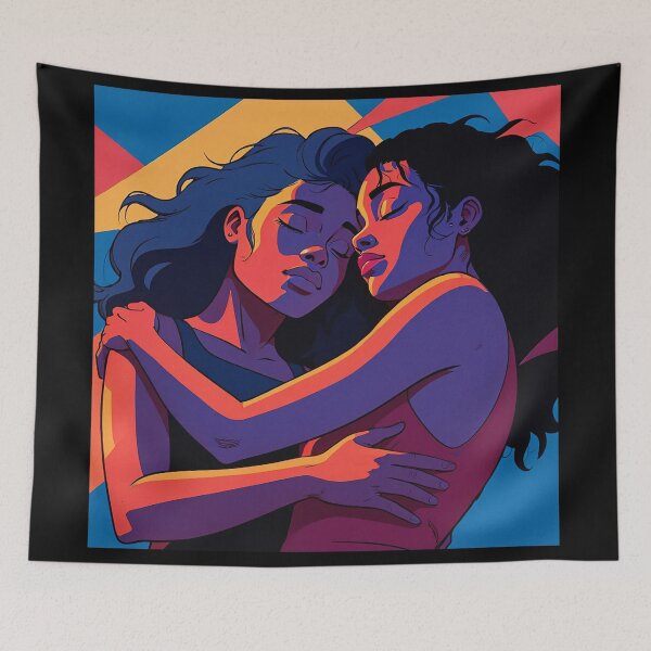 Item preview, A Lovers Embrace illustration designed and sold by Vintage Designs +.