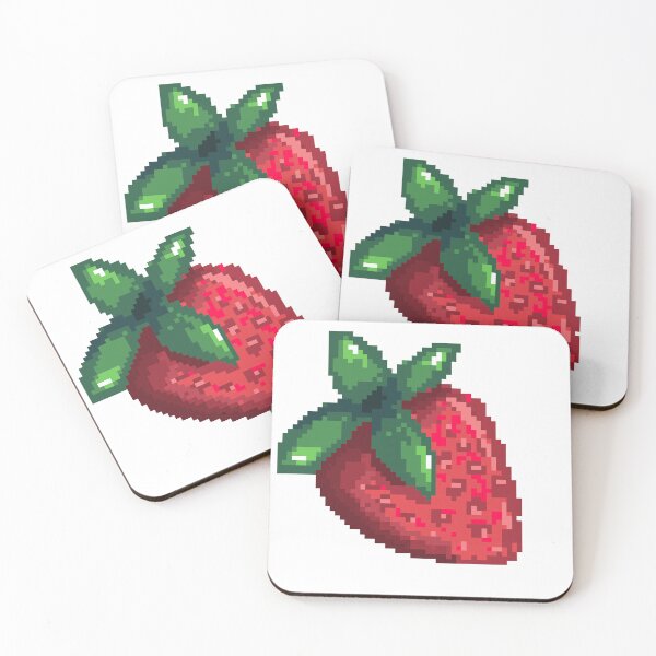 Item preview, Pixel Kawaii Cute Strawberry designed and sold by MadRen.