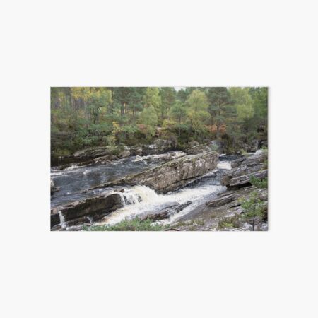 Rocks in the Blackwater Art Board Print