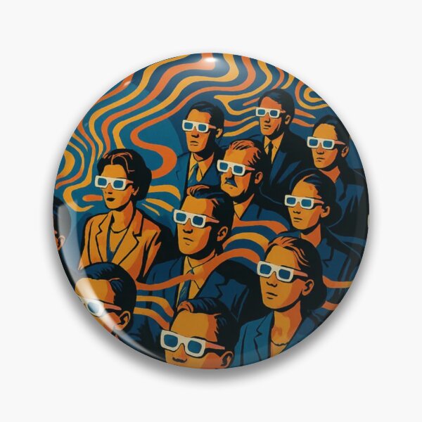 Item preview, RETRO Conspiracy Art - "Mainstream" - Reality is fed to you! designed and sold by CleverCulture.