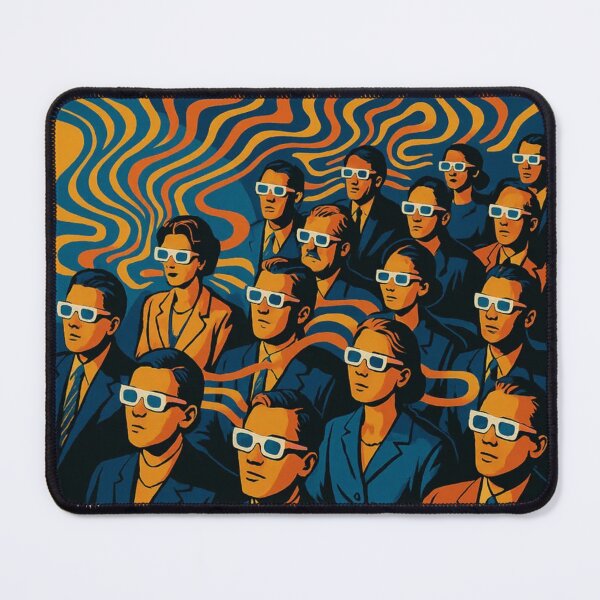 Item preview, RETRO Conspiracy Art - "Mainstream" - Reality is fed to you! designed and sold by CleverCulture.