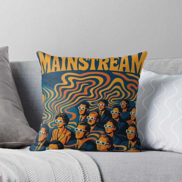 Item preview, RETRO Conspiracy Art - "Mainstream" - Reality is fed to you! designed and sold by CleverCulture.