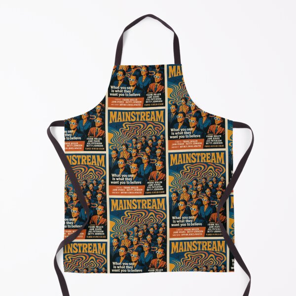 Item preview, RETRO Conspiracy Art - "Mainstream" - Reality is fed to you! designed and sold by CleverCulture.