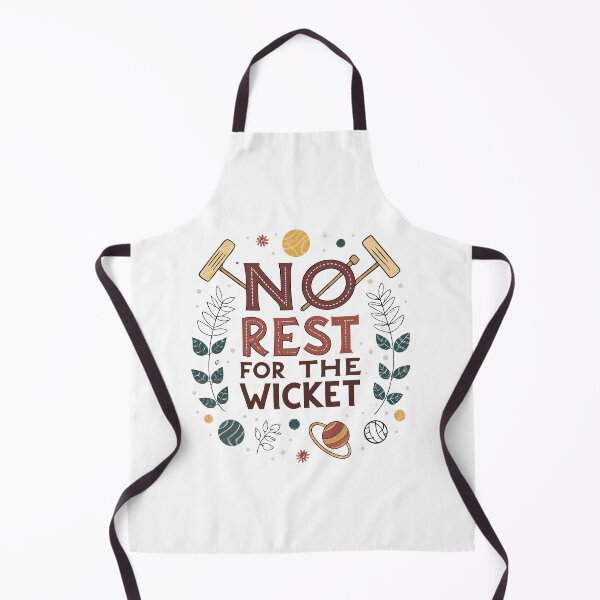 Item preview, No Rest for the Wicket – Funny Croquet Quote Design with Vintage Typography designed and sold by VividOrganica.