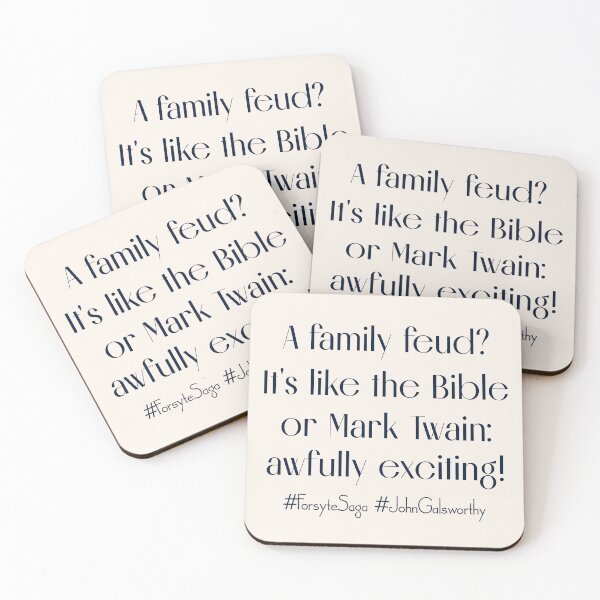 Item preview, A family feud? It's like the Bible or Mark Twain: awfully exciting! designed and sold by PariSeine.
