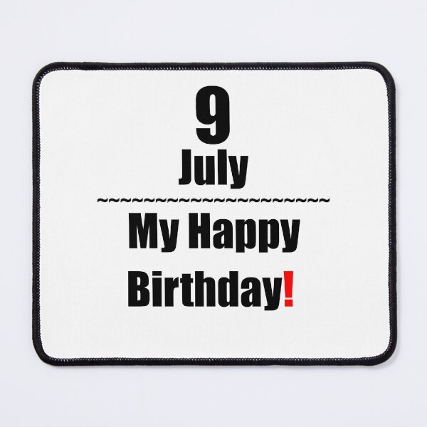 Item preview, 9 July Birthday designed and sold by ariksworld.
