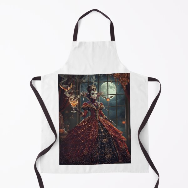 Item preview, Queen of Halloween – Luxury Glamour Fantasy Illustration designed and sold by RAKO13.