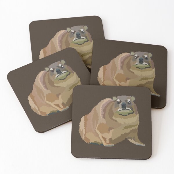 Item preview, R is for Rock Hyrax,Rock Hyrax – Unique African Mammal Wildlife Illustration designed and sold by PrettylittlepastelUk.