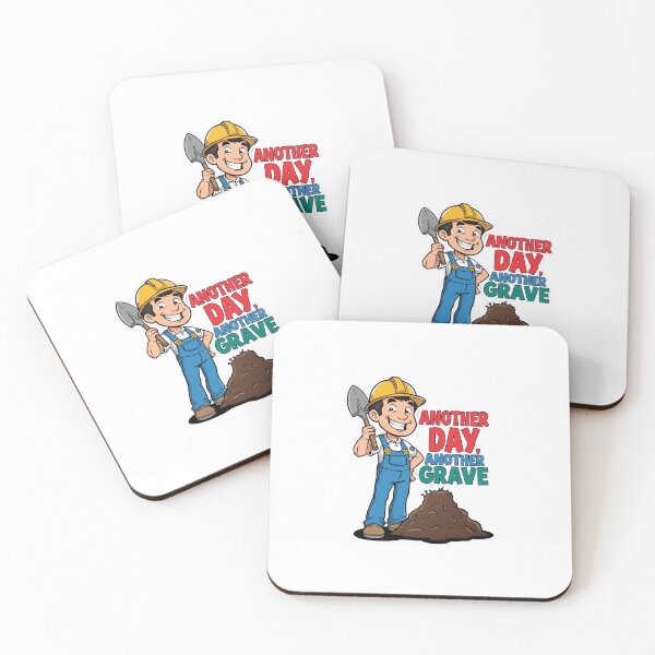 Item preview, Another Day, Another Grave – Funny Gravedigger Design designed and sold by Purdiole-art.