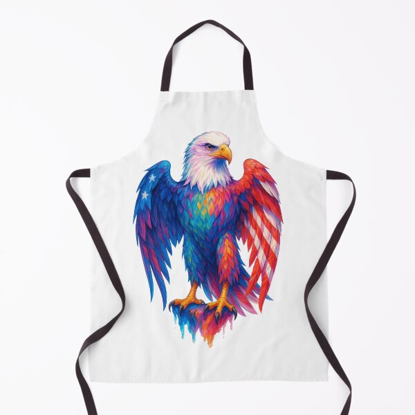Item preview, American Eagle Hybrid Feathers – Patriotic Wildlife Art designed and sold by AddictiveDesign.