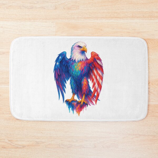 Item preview, American Eagle Hybrid Feathers – Patriotic Wildlife Art designed and sold by AddictiveDesign.