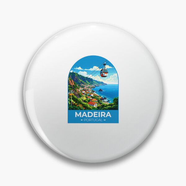 Item preview, Madeira Portugal Travel Sticker designed and sold by TulipaGraphics.