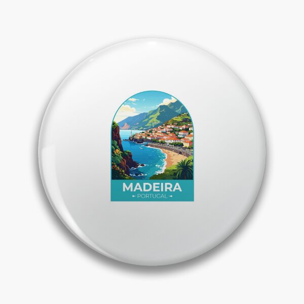 Item preview, Madeira Portugal Travel Sticker designed and sold by TulipaGraphics.