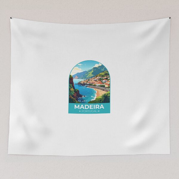 Item preview, Madeira Portugal Travel Sticker designed and sold by TulipaGraphics.