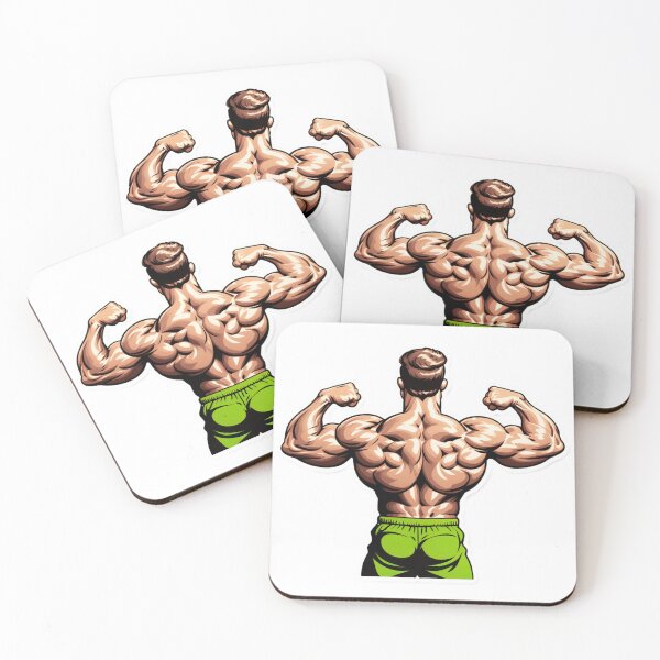 Item preview, Cartoon Physique Gym Motivation Poster designed and sold by Pororo23.