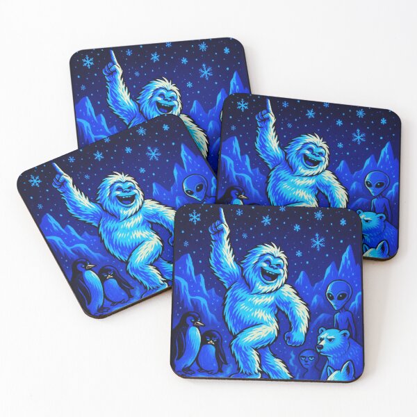 Item preview, Yeti Disco Fever - Uninvited Alien  designed and sold by CleverCulture.