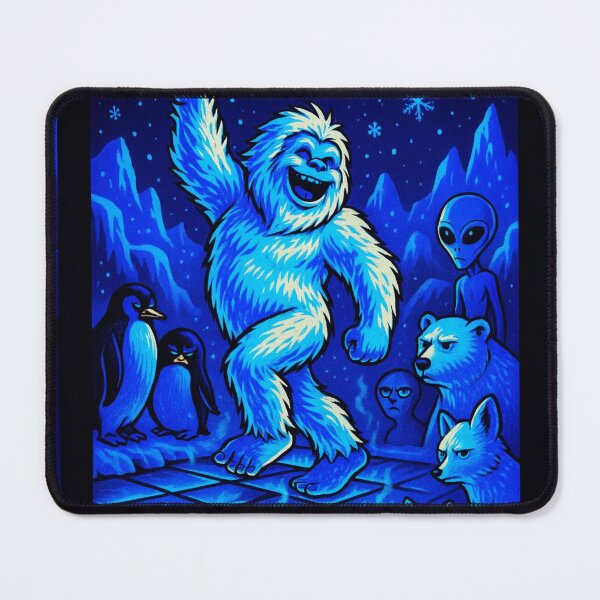 Item preview, Yeti Disco Fever - Uninvited Alien  designed and sold by CleverCulture.