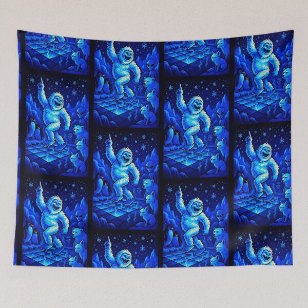 Item preview, Yeti Disco Fever - Uninvited Alien  designed and sold by CleverCulture.