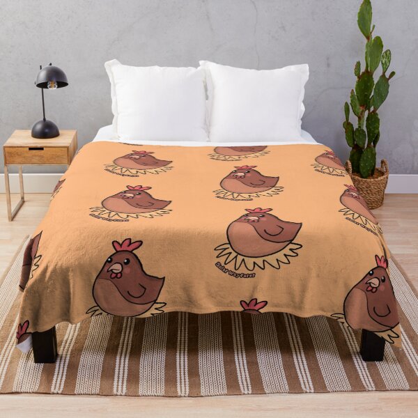Item preview, Cozy Brown Chicken - soft autumn design designed and sold by SolarWayfarer.