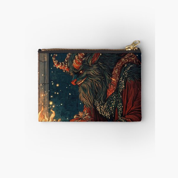 Item preview, Krampus by the Fireplace with Gifts designed and sold by LonesomeKnight.
