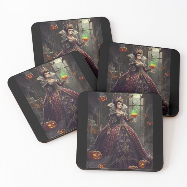 Item preview, Queen of Halloween – Luxury Glamour Fantasy Illustration designed and sold by RAKO13.