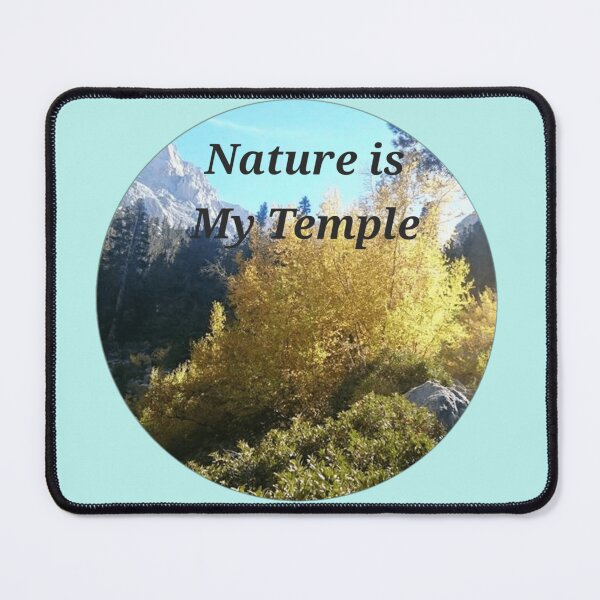 Item preview, Faith - Nature is My Temple in the Mountains by Wagonesta designed and sold by Wagonesta.