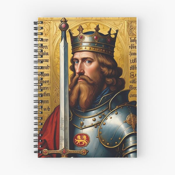 Item preview,  King Arthur medieval portrait art designed and sold by Vintage Designs +.