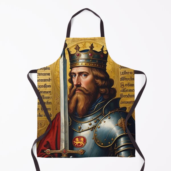 Item preview, King Arthur medieval portrait art designed and sold by Vintage Designs +.