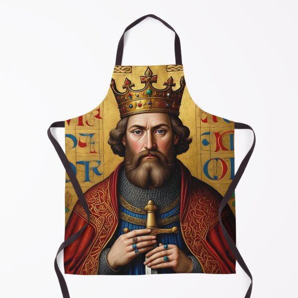 Item preview, King Arthur medieval portrait art designed and sold by Vintage Designs +.