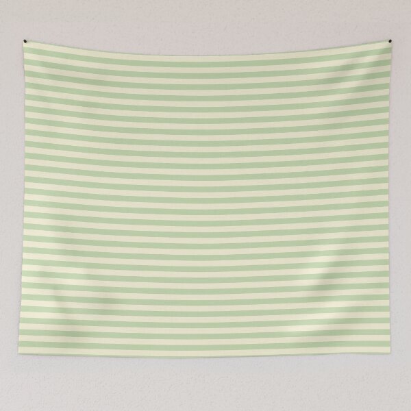 Item preview, Beige & Tea Green Horizontal Stripes designed and sold by KSimpson838.