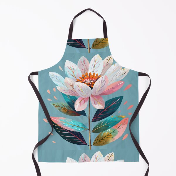 Item preview, Bright flower on teal designed and sold by MendaciousMina.