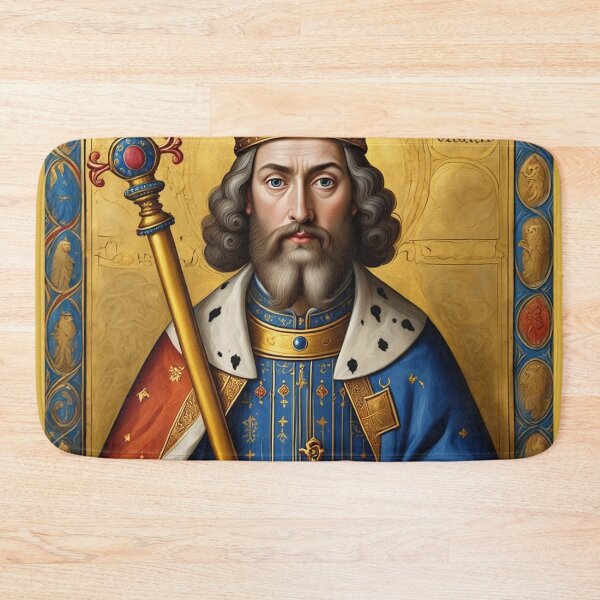 Item preview, King Arthur medieval portrait art designed and sold by Vintage Designs +.