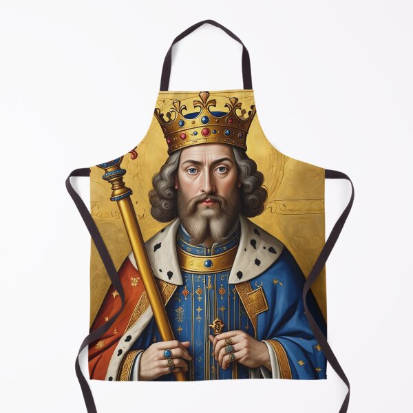 Item preview, King Arthur medieval portrait art designed and sold by Vintage Designs +.
