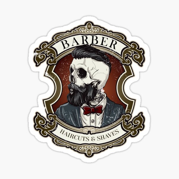 Barber Shop Stickers Redbubble