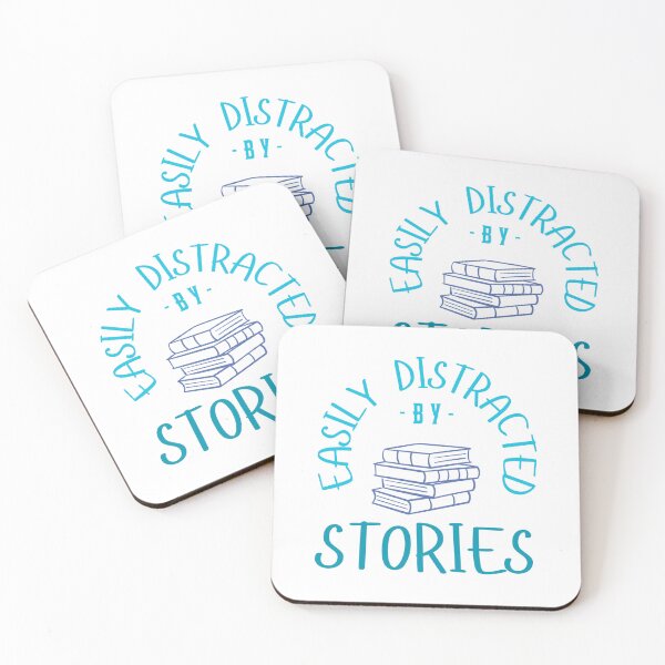 Item preview, Easily Distracted by Stories Logo designed and sold by Angelrabbits.