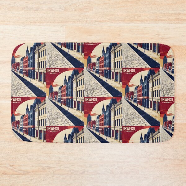 Item preview, Oswego Illinois 1950s USA Vintage Travel Tourism designed and sold by TravelersGems.
