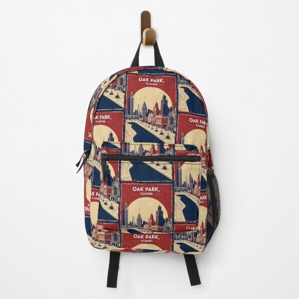 Item preview, Oak Park Illinois 1950s USA Vintage Travel Tourism designed and sold by TravelersGems.