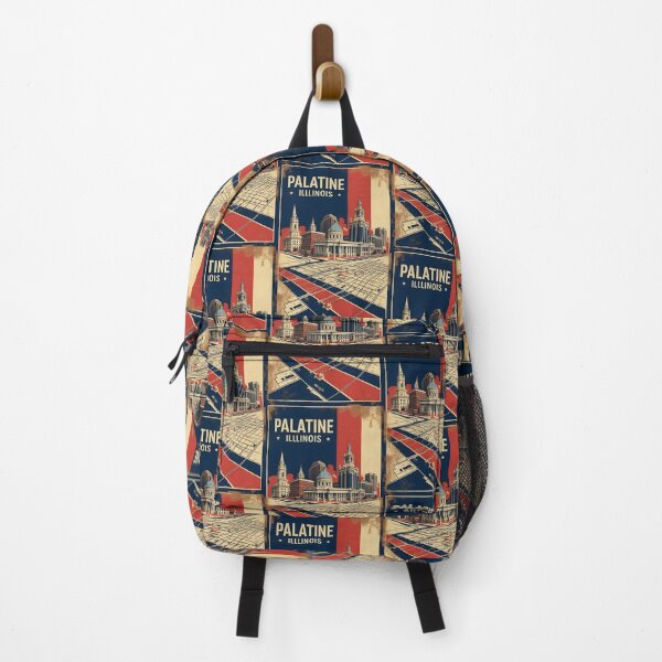 Item preview, Palatine Illinois 1950s USA Vintage Travel Tourism designed and sold by TravelersGems.