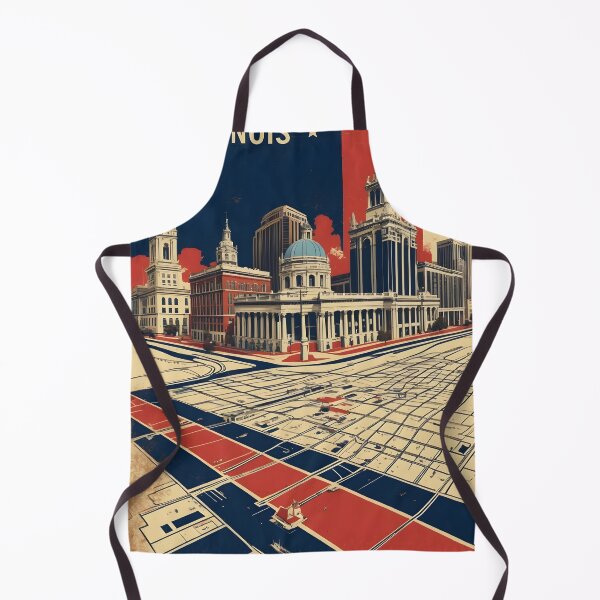 Item preview, Palatine Illinois 1950s USA Vintage Travel Tourism designed and sold by TravelersGems.
