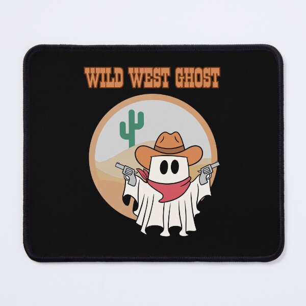 Item preview, Wild West cute ghost with revolver designed and sold by CleanDecor.