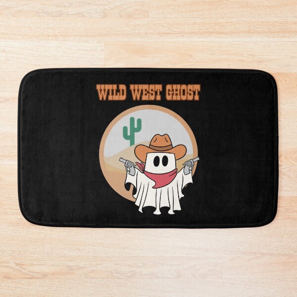 Item preview, Wild West cute ghost with revolver designed and sold by CleanDecor.