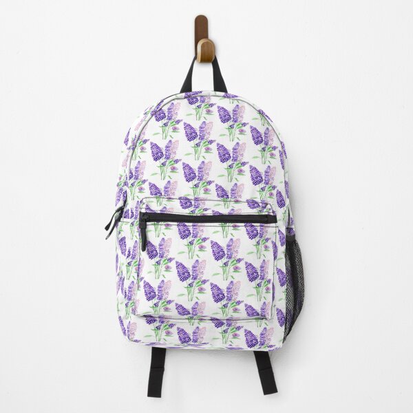 Item preview, Watercolor Purple Lilac Flowers Botanical Floral Art designed and sold by Monika Howarth.