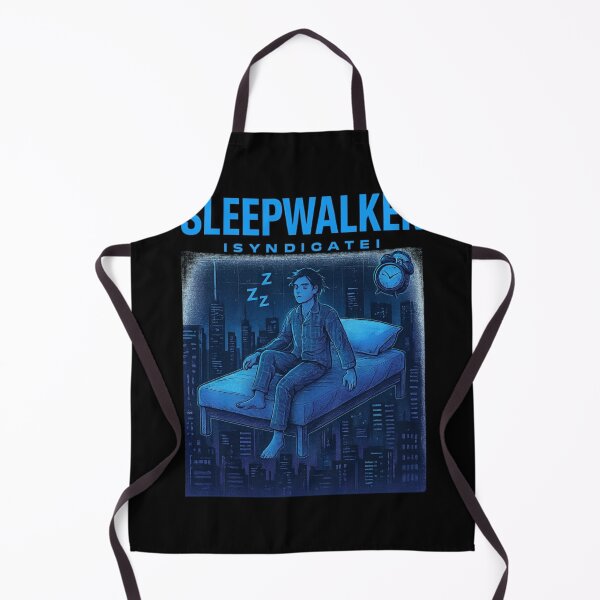 Item preview, Sleepwalker Syndicate – Futuristic Dreamcore Floating Bed T‑Shirt designed and sold by Trendiihub.