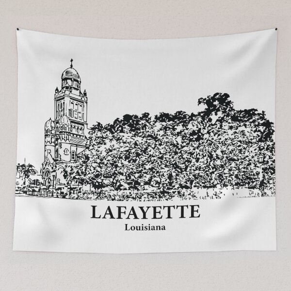 Item preview, Lafayette - Louisiana designed and sold by Lakeric Cityscapes.