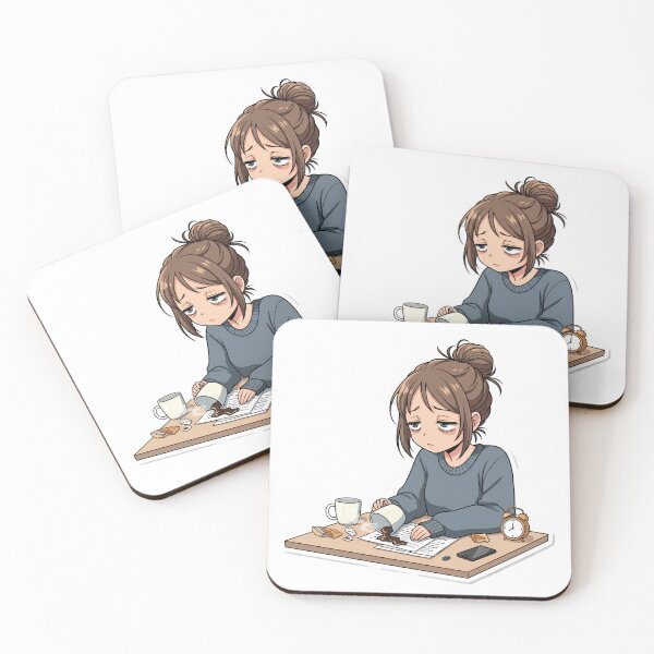 Item preview,  Tired Student Spills Coffee designed and sold by quinac.