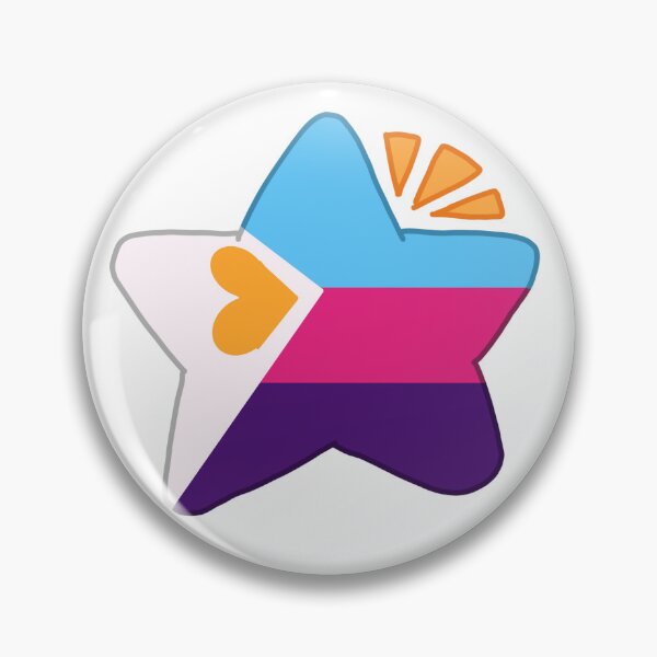 Item preview, (New) polyamorous pride star! designed and sold by SeraphStickers.