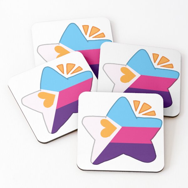 Item preview, (New) polyamorous pride star! designed and sold by SeraphStickers.