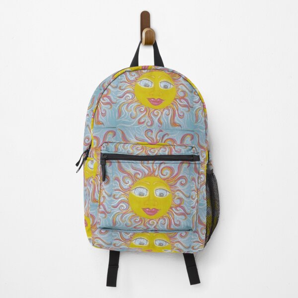 Item preview, Smiling Sun with Vibrant Flames – Joyful Celestial Art designed and sold by PEACELOVERSART.