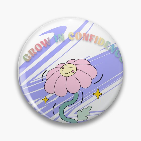 Item preview, Crece con confianza: un bonito diseño floral motivacional y positivo designed and sold by Smiling29.